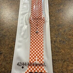 Orange TN VOLS Checkered Watch Band